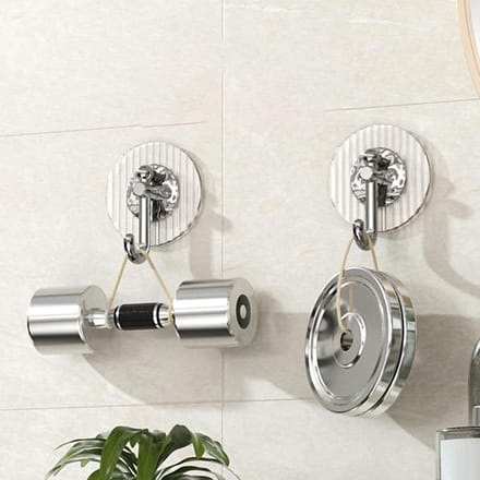 4pcs Crochets Muraux pour Suspendre Adhésif Fort Sans Perçage Robuste Crochets Muraux pour Salle de Bain Cuisine