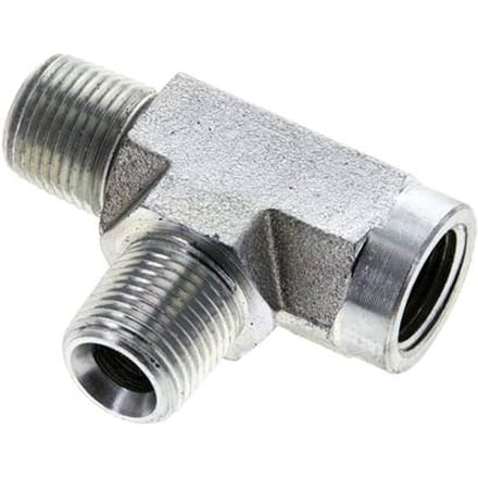 T-Koppeling 3/8'' NPT Binnendraad x Buitendraad Staal 210 bar (2950.5psi)