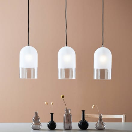Markslöjd Hanglamp Cope met frosted glas 3-lamps