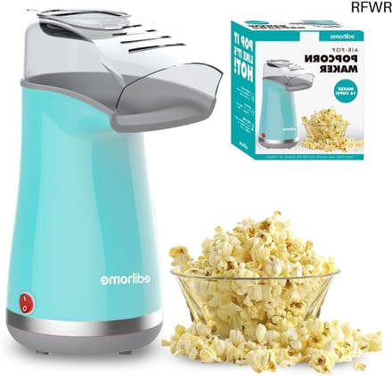 RFWR® Popcornmachine elektrisch 1200W - Gezonde popcorn in 2 minuten