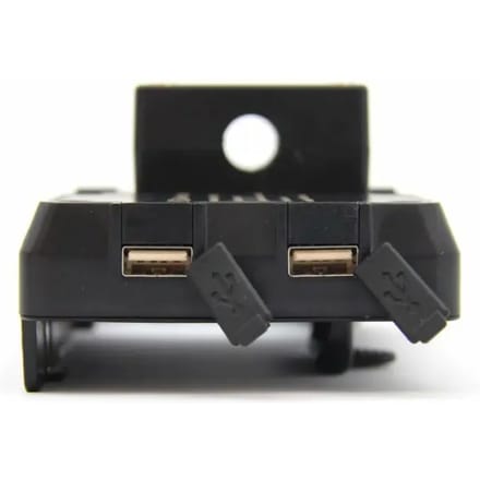 Telefoon oplader houder met 2 usb Brazoline BMW / honda universel