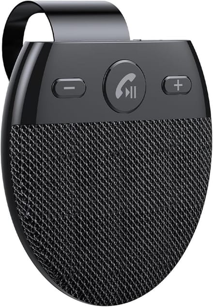 Bluetooth handsfreeset voor in de auto, Bluetooth-luidspreker voor in de zonneklep van de auto, muziekspeler