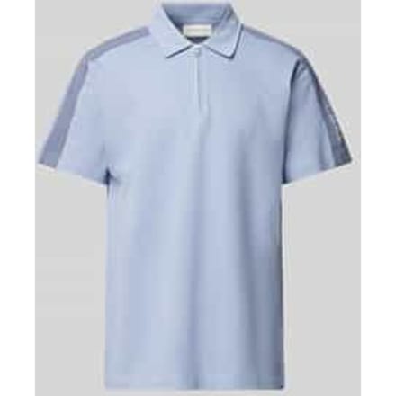 Poloshirt met labeldetail