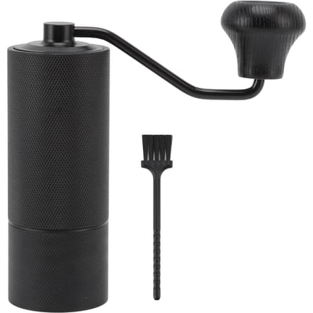 Handmatige Koffiemolen Grofheid Instelbaar Geluidsloos CNC Vorm voor Kantoor Huis Reis Kamperen Cadeau black