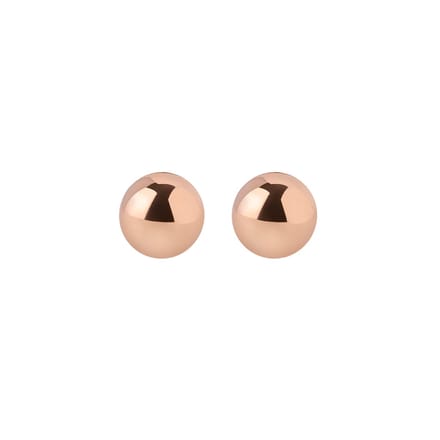 Rosé Goud Plated Klassieke Oorknopjes 7MM