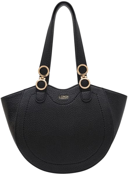 L.CREDI shopper schoudertas Pondria Shopper Black zwart
