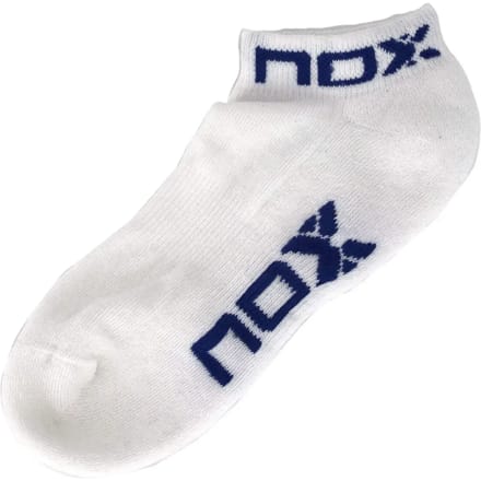 Women's White And Blue Nox Ankle Socks