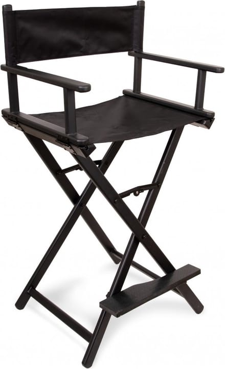 2 x Make-Up stoel zwart deluxe