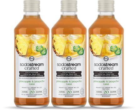 Sodastream Crafted Mixers Pineapple Jalapeno Siroop - 3 pack