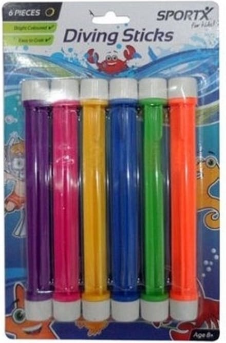 Gekleurde duikstaafjes 12 stuks