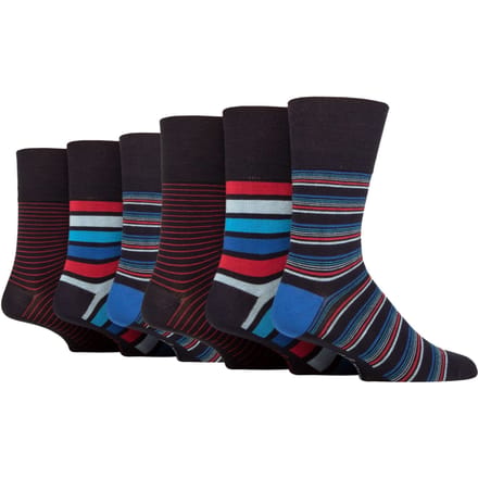 6-Pack Heren Non-Elastische Losse Top Bamboosokken