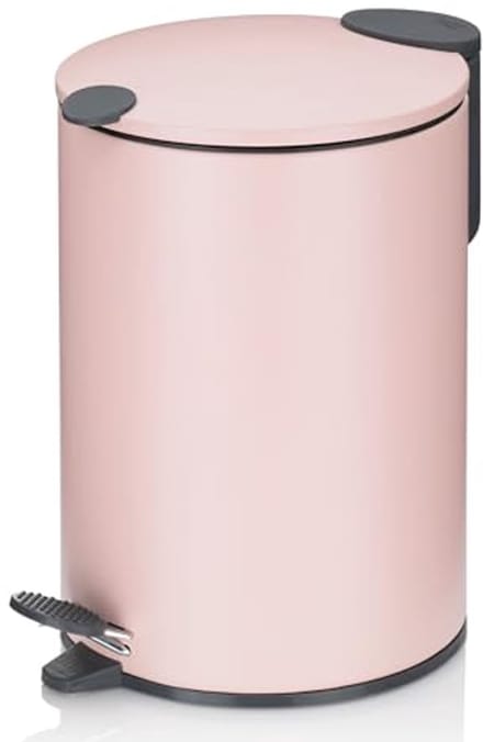 Pedalvaatdoek, 3L, Stil-sluitend, Metaal, Roze