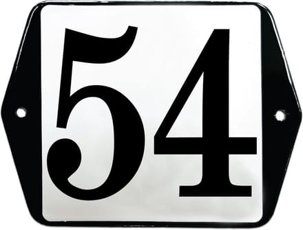 Emaille huisummer model oor - 54