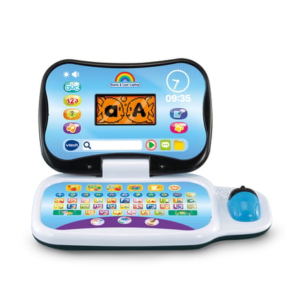 VTech Game & Leer Laptop Leercomputer - Kinderlaptop - Educatief & Interactief Speelgoed - Cadeau - Kinderspeelgoed 3 Jaar