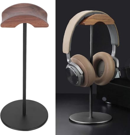 Houten Hoofdtelefoonstandaard - Hanger Bureau Headset Mount Rack - Headset Houder - Gaming Hoofdtelefoon Display .