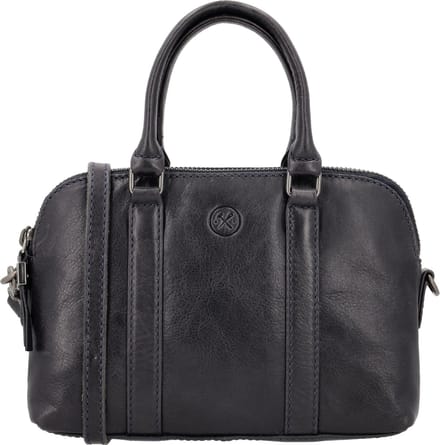 Hide & Stiches Porto Compacte Crossbody Schoudertas Handtas - Donker Navy Blauw