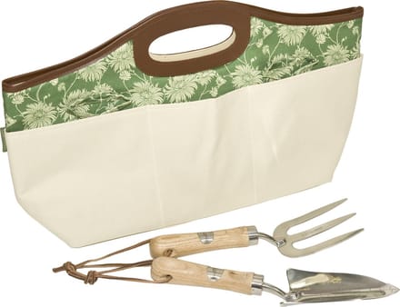 Laura Ashley Tuintas met Tuingereedschap – Kimono – Wit/Groen