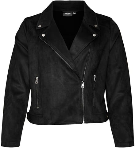 Vero Moda Curve Jas van imitatieleer VMCJOSE Jas