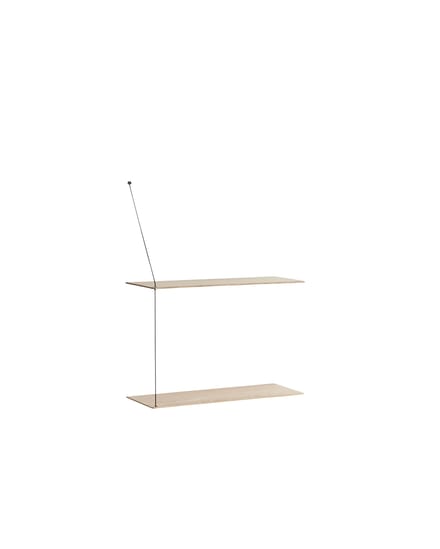 Woud Stedge Wandrek 60cm - Eiken wit gepigmenteerd - Plank