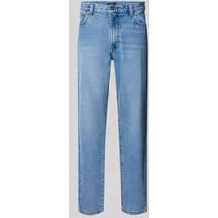 Loose fit jeans met 5-pocketmodel