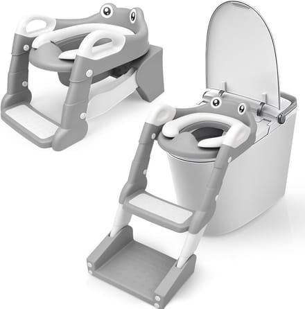 Kindertoilet met Trap en Verhoogd Zitje voor Potjestraining