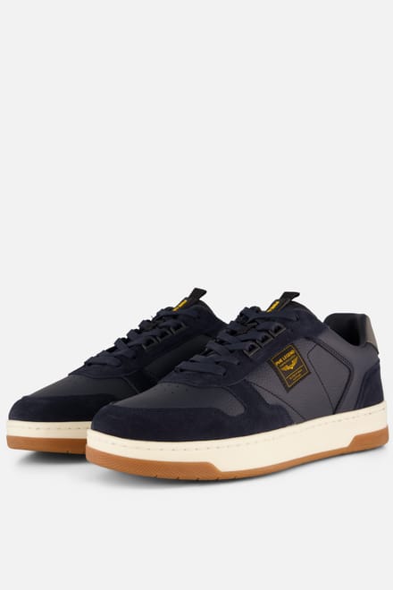 PME Legend PME Legend Porter Sneakers blauw Leer
