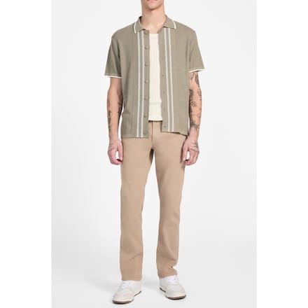 GUESS  Eco Ss Tyler Stripe Swtr Sage Plant Multi Größe: S | Casual hemden Outlet | Herren | Grün