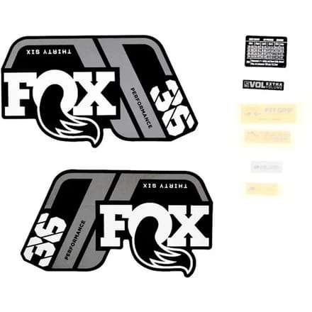 Decalset Fox 2021, 36, P-S, Logo, Fork