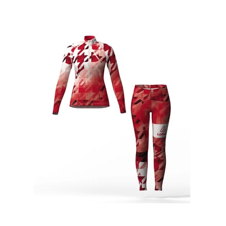 Trainingsset met top en legging voor dames Löffler Worldcup 25