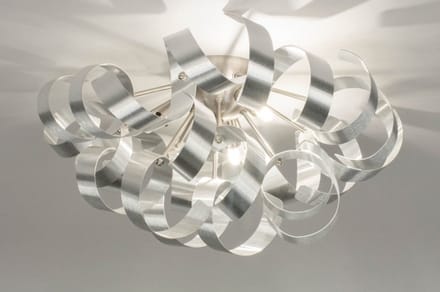 Lumidora Plafondlamp 73340 - Plafonniere - ATOMA - 3 Lichts - G9 - Aluminium - Metaal - ⌀ 45 cm