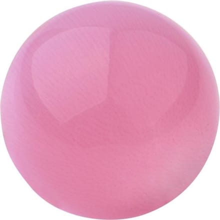 Quiges Verwisselbare Ring Steen Bolletje 10mm - Cateye Roze - E10RHR016