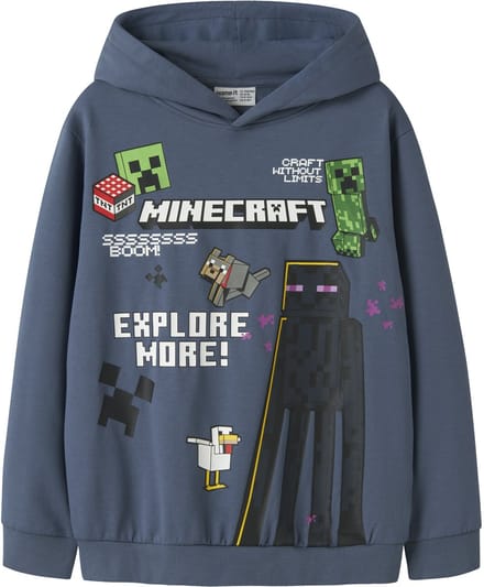 NAME IT - NKMJU MINECRAFT NREG SWE WH NOOS BRU BFU - Jongens - Sweaters