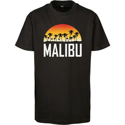 Mister Tee - Malibu Kinder T-shirt - Kids 110/116 - Zwart