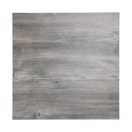 Bolero Voorgeboord Vierkant Melamine Tafelblad Ash Grey 700mm