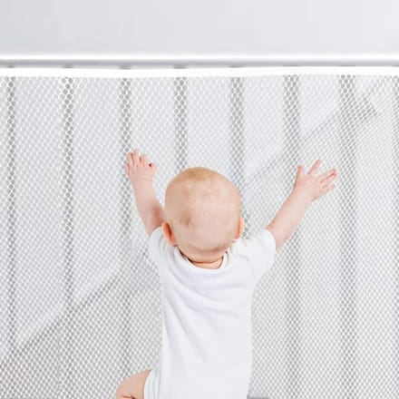 Veiligheidsnet voor trap en balkon - kinderen en baby's - beschermingsnet - 2 stuks - 78 cm.
