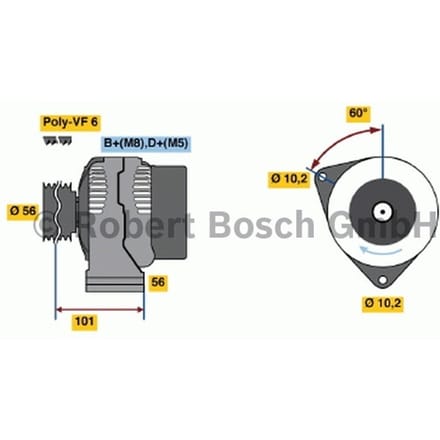 Spanningsregelaar BOSCH 0 986 041 120