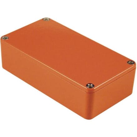 Hammond Electronics 1590BBRD Universele behuizing 118.5 x 93.5 x 34 Aluminium Rood 1 stuk(s)