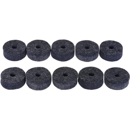 10 stuks Cymbal Vilt Crash Cymbal Clutch Vilt Drum Set Cymbal Stand Vilt black