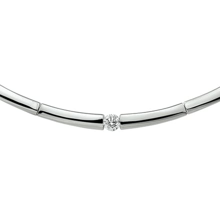 Collier Zirkonia 42 + 3 Cm