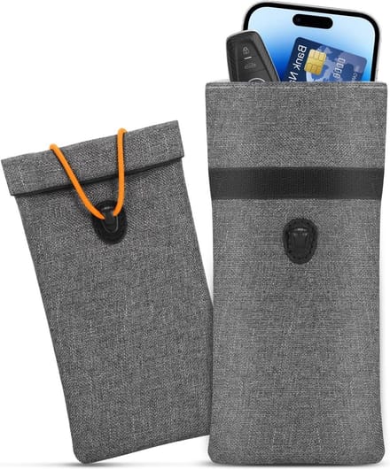 2-Pack Faraday Bag voor Sleutels, Signal Blocking Cages en Anti-Diefstal Bescherming voor Auto Sleutels