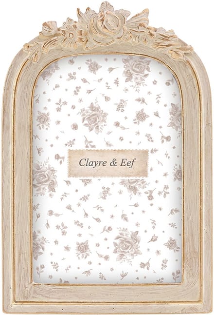 Clayre & Eef Fotolijst Beige Kunststof