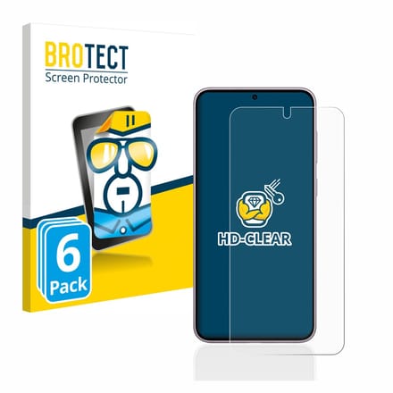 BROTECT - Screenprotector voor Samsung Galaxy S23 - Folie Beschermfolie transparant 6 Stuks