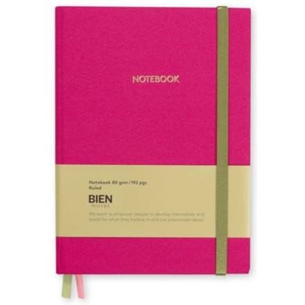 Bien moves notitieboekje, fuchsia