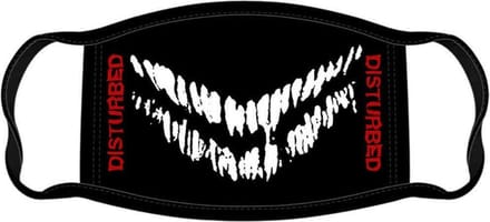 Disturbed - Mouth Masker - Zwart