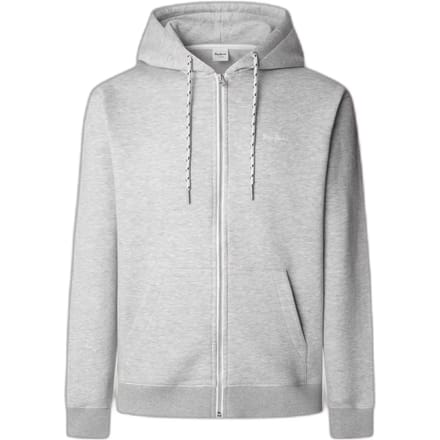 Pepe Jeans Macbeth Melange Sweatshirt Met Rits Grijs L Man