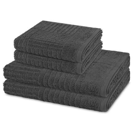 Ross Sonstiges 2 X handdoek 2 X douchehanddoek - in set 4 pack Carre