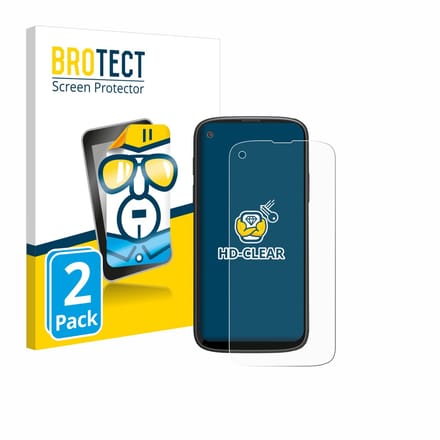 BROTECT - Screenprotector voor Unihertz Jelly Max - Folie Beschermfolie transparant 2 Stuks