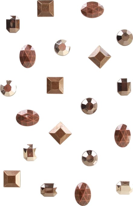 Steampunk plaksteentjes assortiment van diverse kleuren en vormen