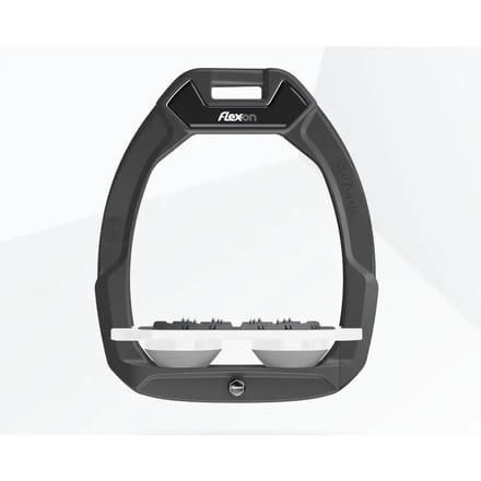 Veiligheidsstijgbeugels Plat Ultra Grip Antraciet/Wit/Grijs Flex-On Safe-On