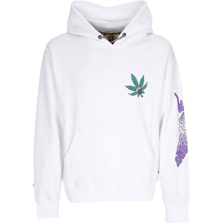 Herenhoodie Skull Liquid Hoodie Wit